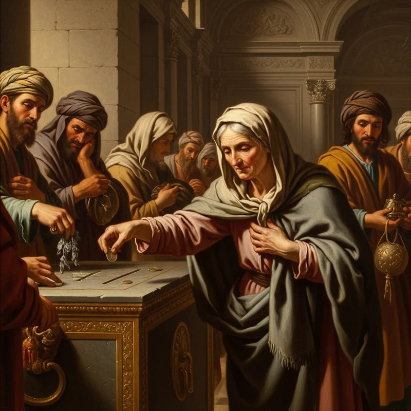 Opowieść o wdowim groszu: Czy na pewno rozumiesz jej prawdziwe przesłanie? - Więcej niż ofiarność – dlaczego Jezus tak naprawdę pochwalił wdowę?