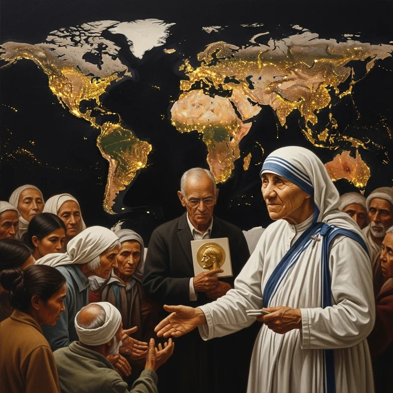 Święta Matka Teresa z Kalkuty: Anioł Ubogich – jej życie i dziedzictwo. - Globalne dziedzictwo i trudne pytania: Nobel, krytyka i niezachwiana misja.