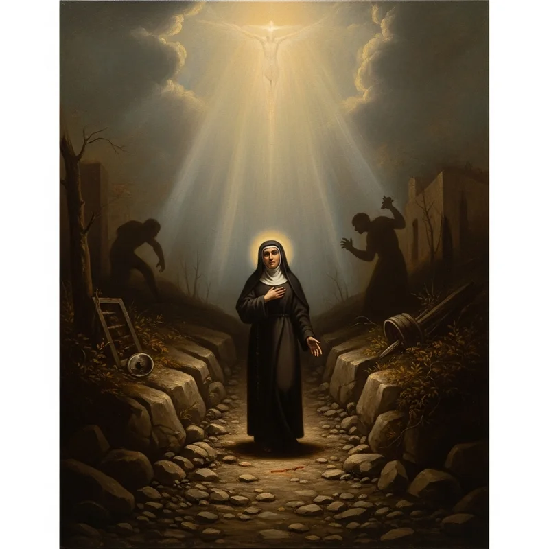 Święta Rita z Cascii: Patronka spraw trudnych i beznadziejnych. - Od trudnego małżeństwa do stygmatu – droga cierpienia, która zrodziła świętość.