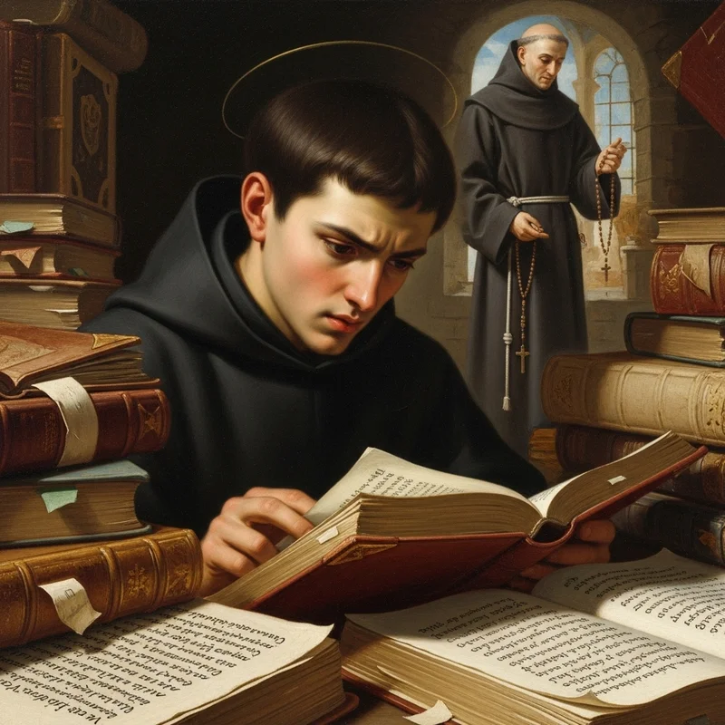 Święty Dominik Guzmán: Założyciel Zakonu Kaznodziejskiego. - Od zamożnego studenta do żarliwego kaznodziei: droga powołania