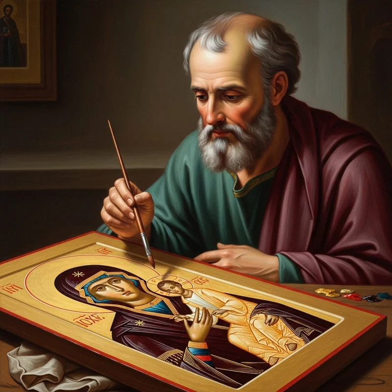 Święty Łukasz Ewangelista: Lekarz, malarz, historyk Jezusa? - Pędzel w dłoniach Ewangelisty? Prawda i legenda o Łukaszu malarzu