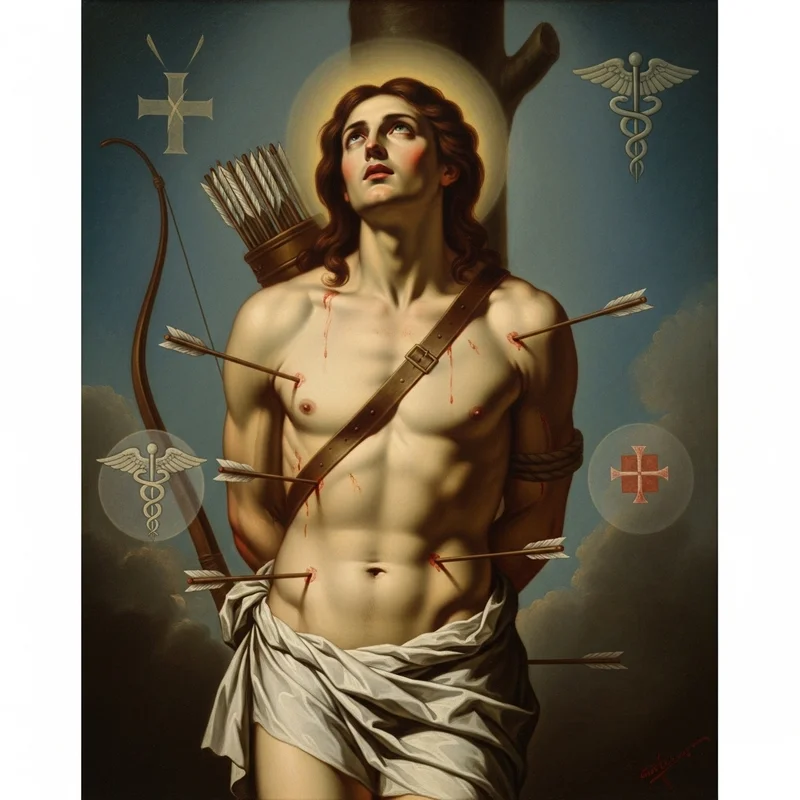 Święty Sebastian: Żołnierz Chrystusa i patron łuczników. - Patron łuczników i obrońca w chorobie – zaskakująca symbolika świętego