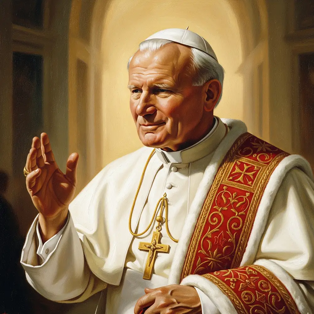 10 cytatów, które pokazują, dlaczego Święty Jan Paweł II wciąż inspiruje świat. - „Nie lękajcie się!” – jak papieskie wezwanie do odwagi w wierze pomaga w codziennych wyzwaniach?