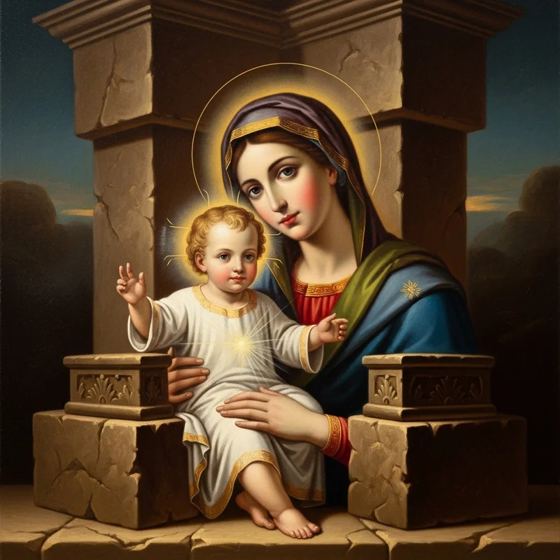 4 dogmaty maryjne, które każdy katolik powinien znać i rozumieć. - Pierwszy filar: Maryja jako Boża Rodzicielka (Theotokos)