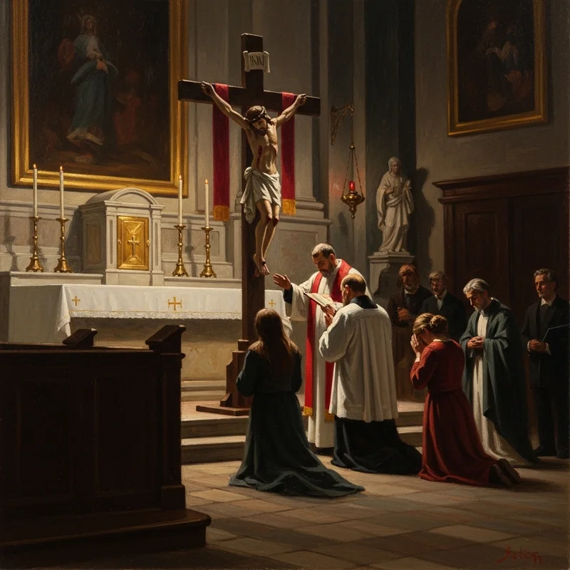 Jedyny taki dzień w roku: Kiedy nie odprawia się Mszy Świętej w Kościele Katolickim? - Adoracja Krzyża: serce wielkopiątkowej liturgii i osobiste spotkanie ze Zbawicielem