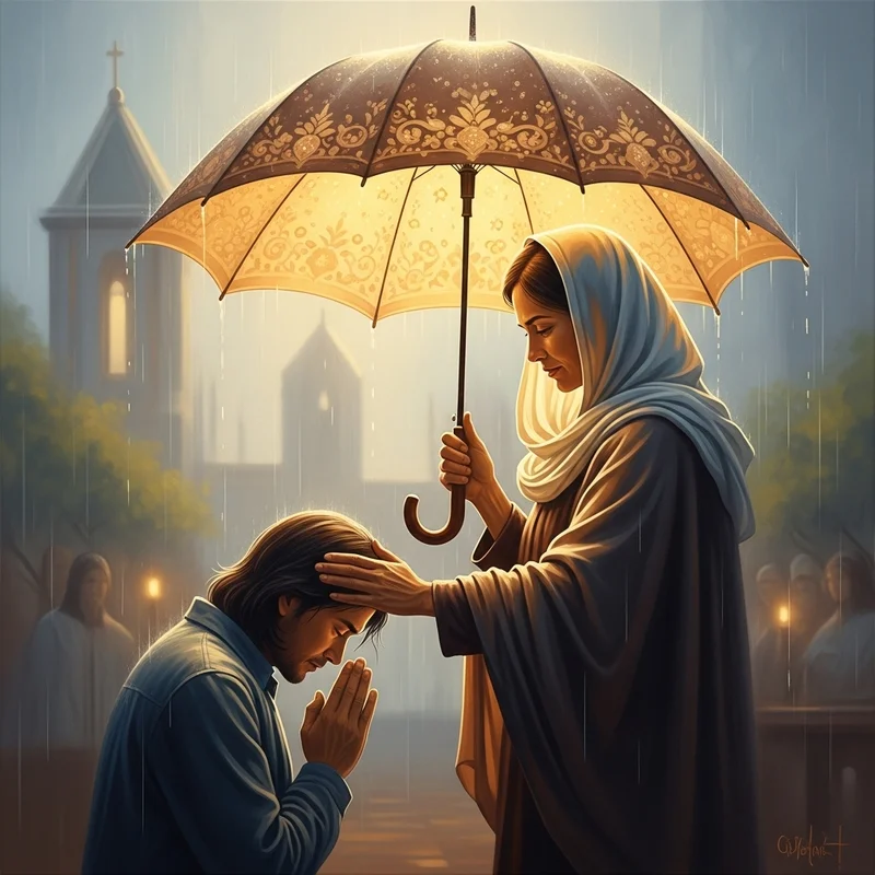 Jak skutecznie prosić o łaski dla innych? Wszystko, co musisz wiedzieć o sile, jaką ma modlitwa wstawiennicza. - Dlaczego warto być 'duchowym parasolem' dla innych? Biblijne fundamenty modlitwy za bliźnich.