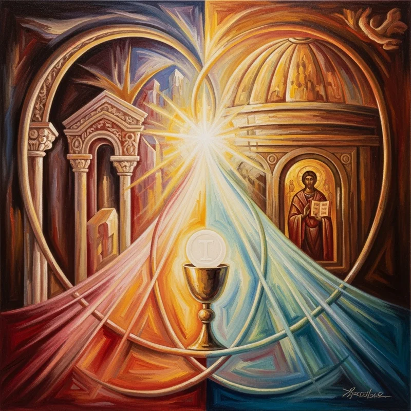 Różnice między katolicyzmem a prawosławiem: Kluczowe podobieństwa i różnice, które warto znać - Liturgia i sakramenty: dwa oblicza tej samej tajemnicy wiary