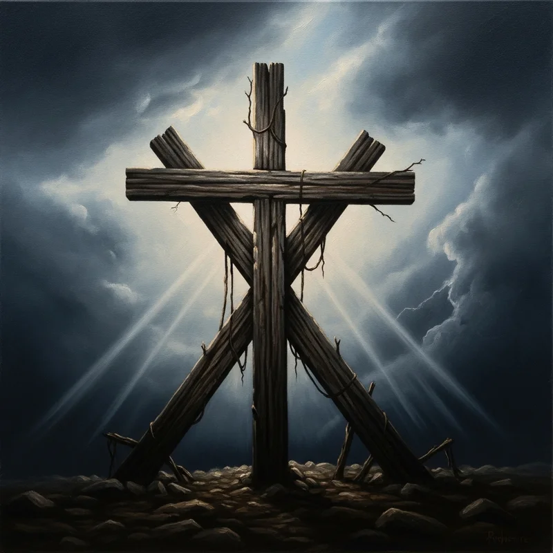 Święty Andrzej Apostoł: Pierwszy powołany. - Krzyż w kształcie litery X – symbol męczeństwa i ostatecznego świadectwa