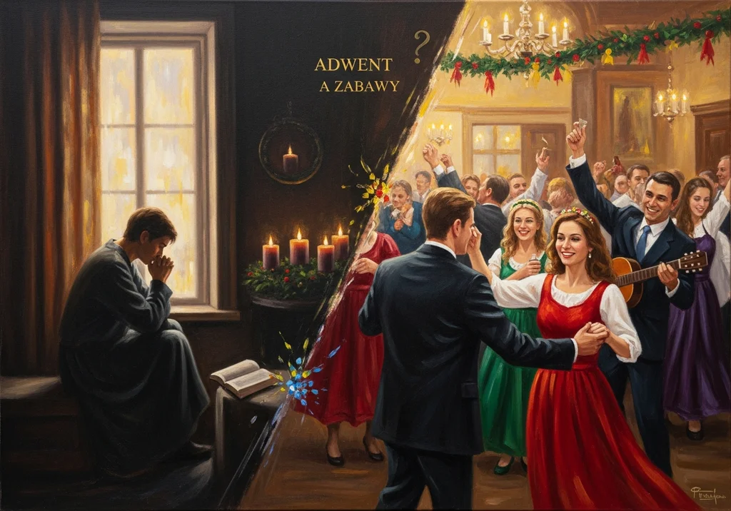 Adwent: modlitwa i zaduma kontra radosna zabawa i muzyka.